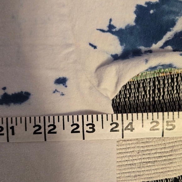 FRUIT of the LOOM Upcycle Shirt Sugar Skull Tie Dye Unisex Tee XL - Picture 7 of 8